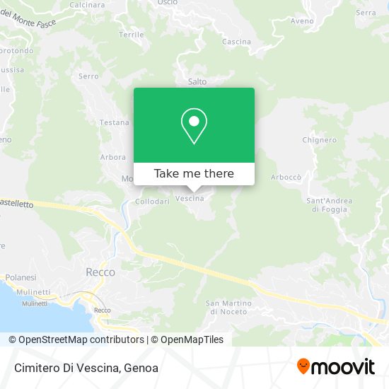 Cimitero Di Vescina map