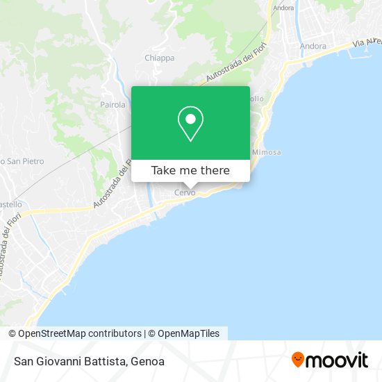 San Giovanni Battista map