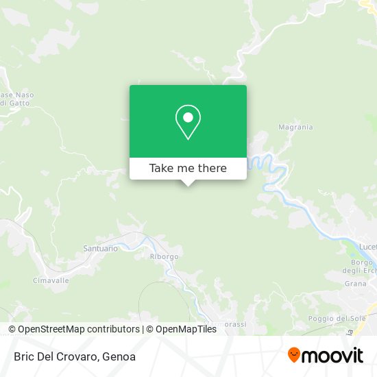 Bric Del Crovaro map