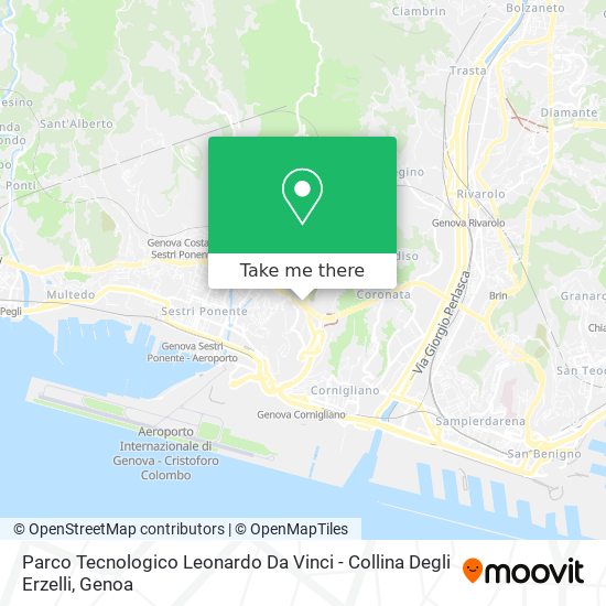 Parco Tecnologico Leonardo Da Vinci - Collina Degli Erzelli map