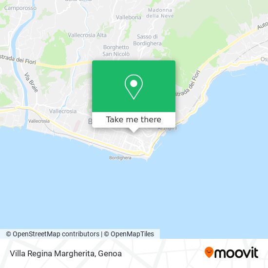 Villa Regina Margherita map