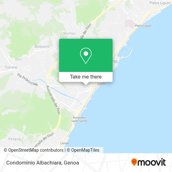 Condominio Albachiara map