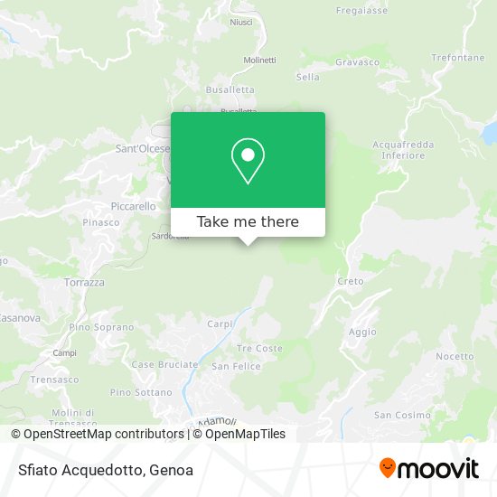 Sfiato Acquedotto map
