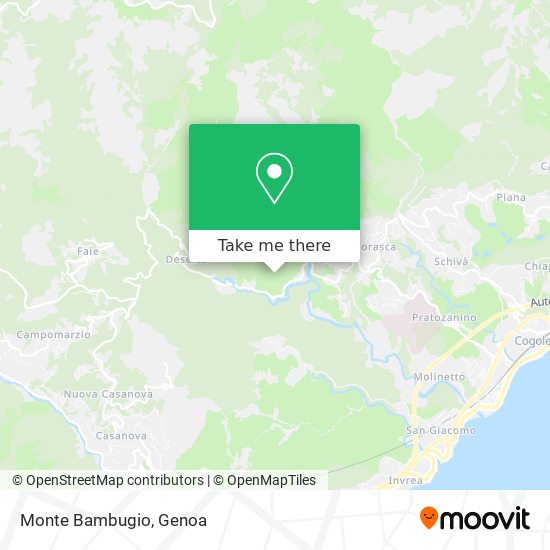 Monte Bambugio map