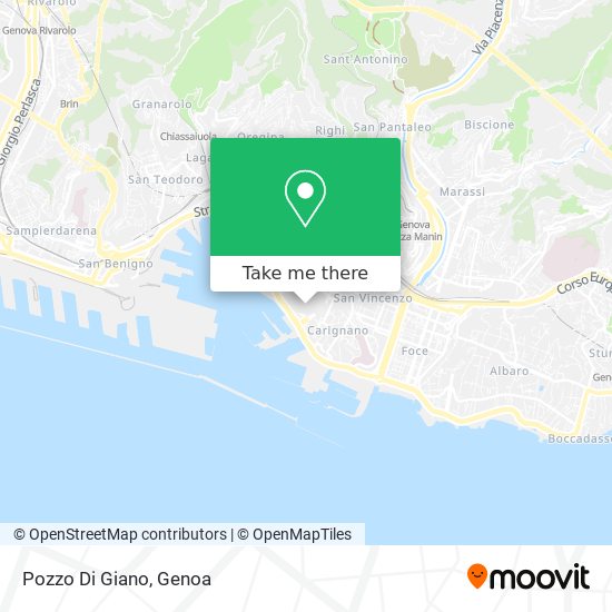 Pozzo Di Giano map