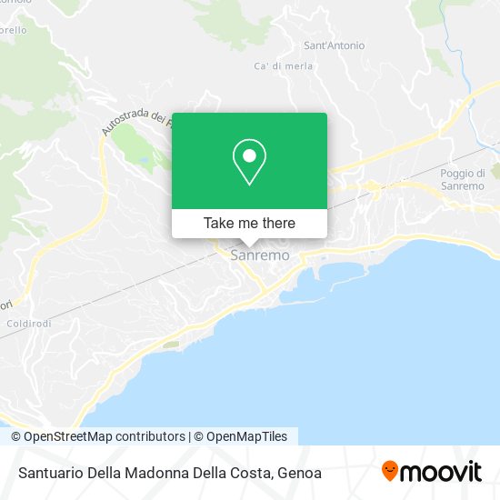 Santuario Della Madonna Della Costa map