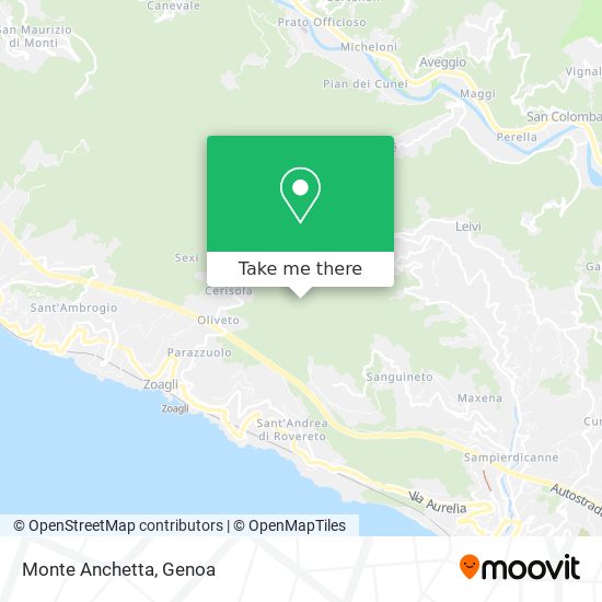 Monte Anchetta map