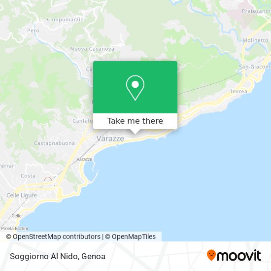 Soggiorno Al Nido map