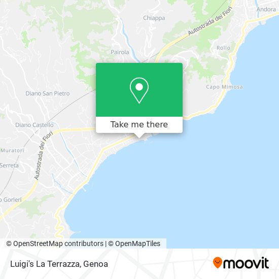 Luigi's La Terrazza map