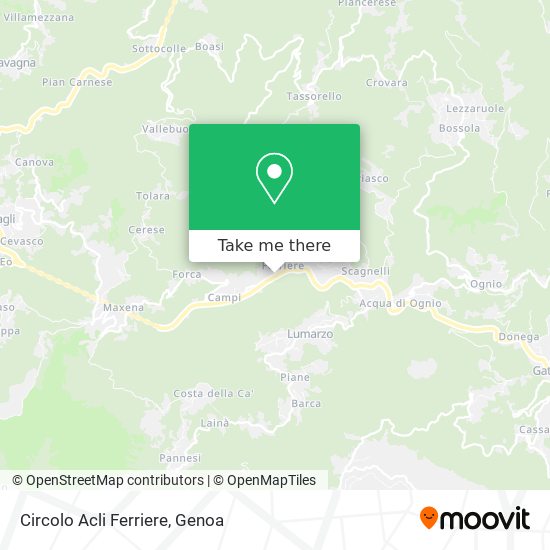 Circolo Acli Ferriere map