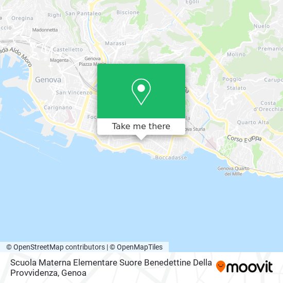 Scuola Materna Elementare Suore Benedettine Della Provvidenza map