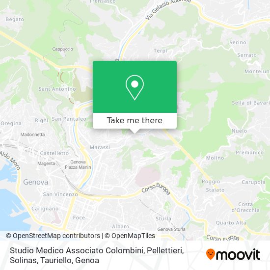 Studio Medico Associato Colombini, Pellettieri, Solinas, Tauriello map