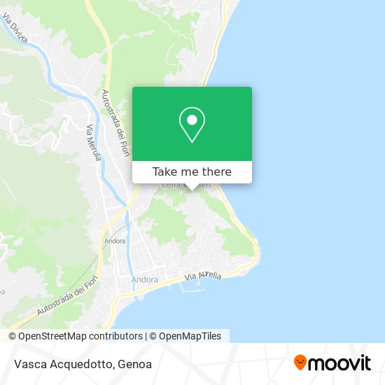 Vasca Acquedotto map