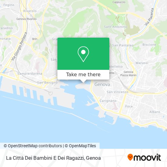 La Città Dei Bambini E Dei Ragazzi map