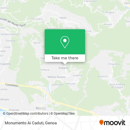 Monumento Ai Caduti map