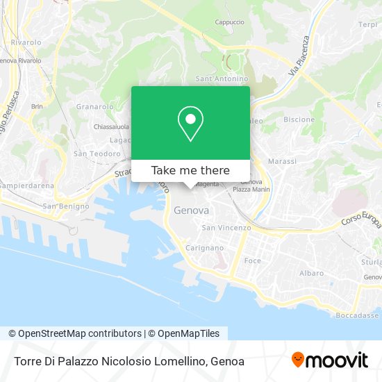 Torre Di Palazzo Nicolosio Lomellino map