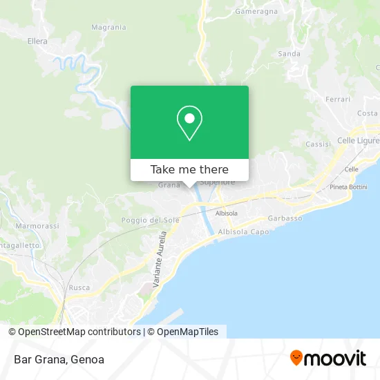 Bar Grana map