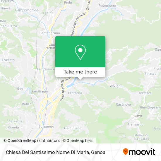 Chiesa Del Santissimo Nome Di Maria map