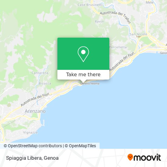 Spiaggia Libera map