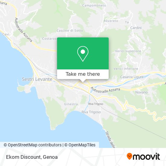 Ekom Discount map