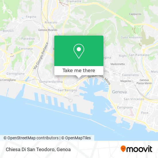 Chiesa Di San Teodoro map