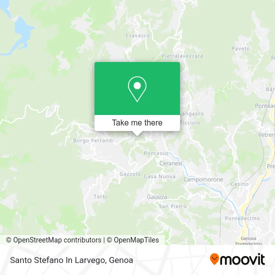 Santo Stefano In Larvego map