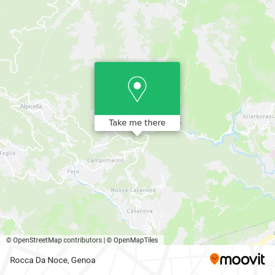 Rocca Da Noce map