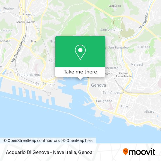 Acquario Di Genova - Nave Italia map