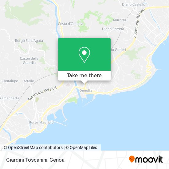 Giardini Toscanini map