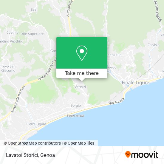 Lavatoi Storici map