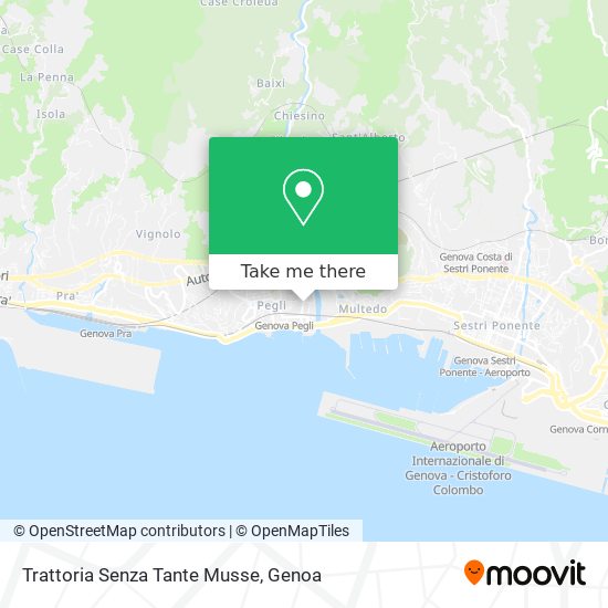 Trattoria Senza Tante Musse map