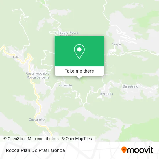 Rocca Pian De Prati map