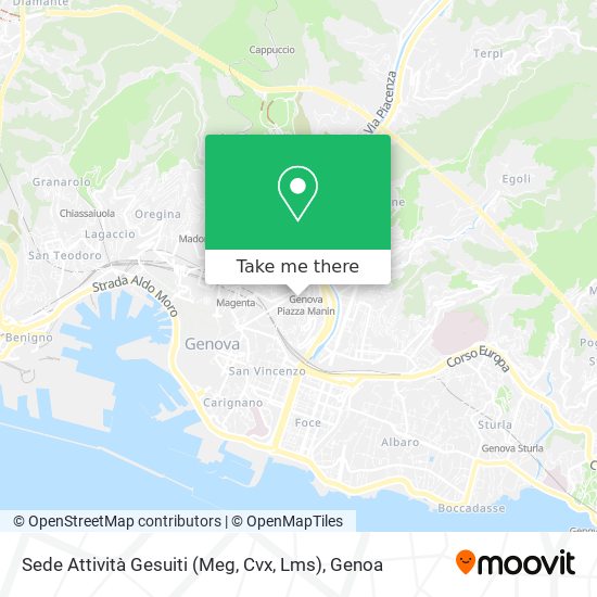 Sede Attività Gesuiti (Meg, Cvx, Lms) map