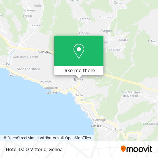 Hotel Da Ö Vittorio map