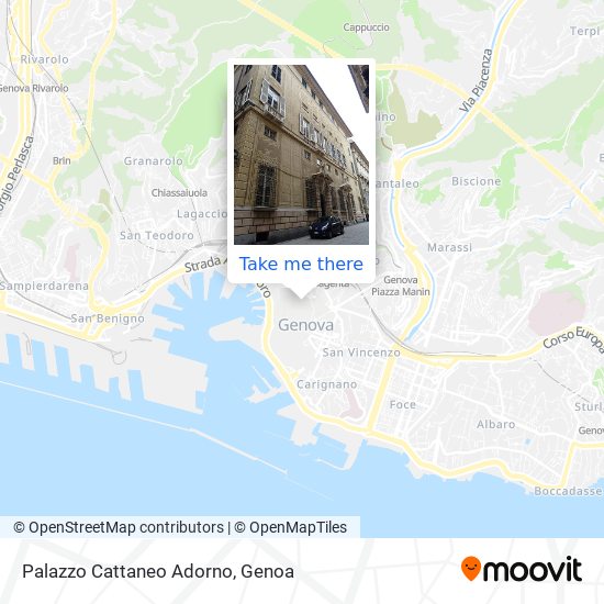 Palazzo Cattaneo Adorno map