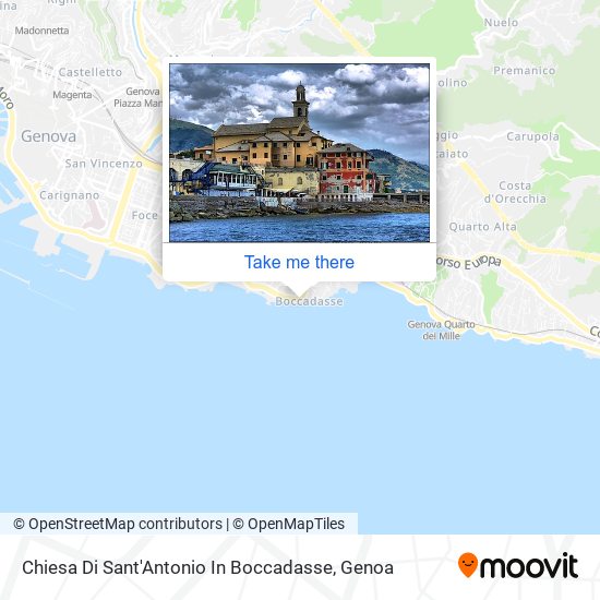 Chiesa Di Sant'Antonio In Boccadasse map