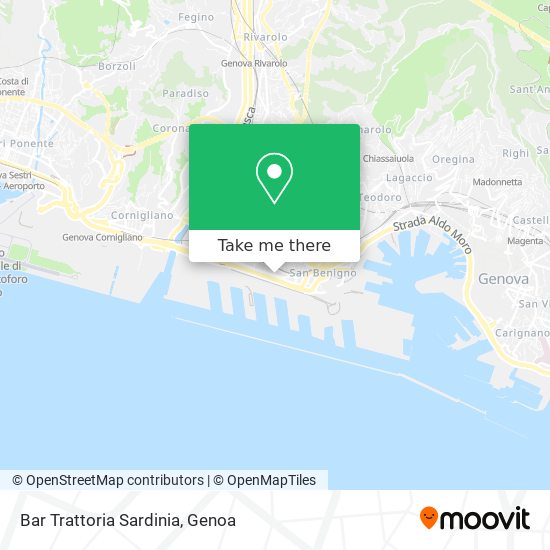 Bar Trattoria Sardinia map