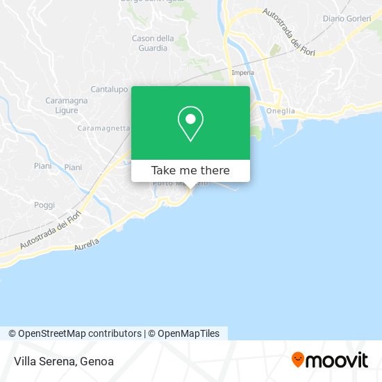 Villa Serena map