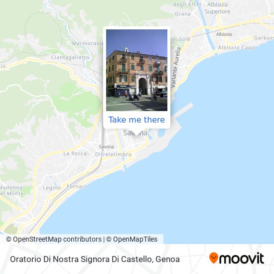Oratorio Di Nostra Signora Di Castello map