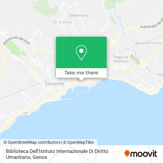 Biblioteca Dell'Istituto Internazionale Di Diritto Umanitario map