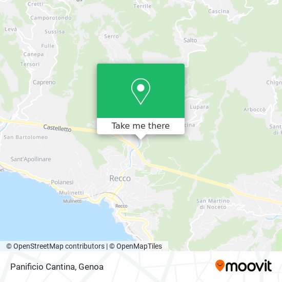 Panificio Cantina map