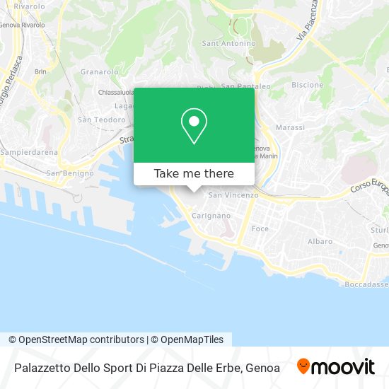 Palazzetto Dello Sport Di Piazza Delle Erbe map