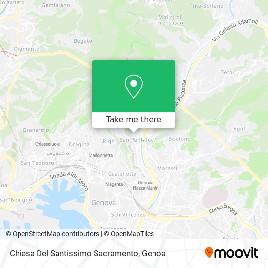 Chiesa Del Santissimo Sacramento map