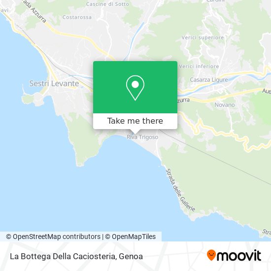 La Bottega Della Caciosteria map