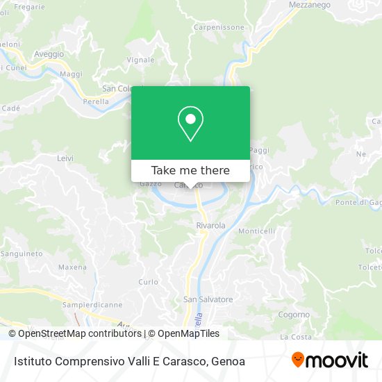 Istituto Comprensivo Valli E Carasco map