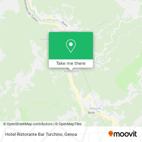 Hotel Ristorante Bar Turchino map