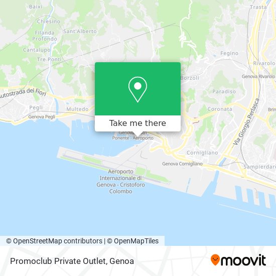 Promoclub Private Outlet map