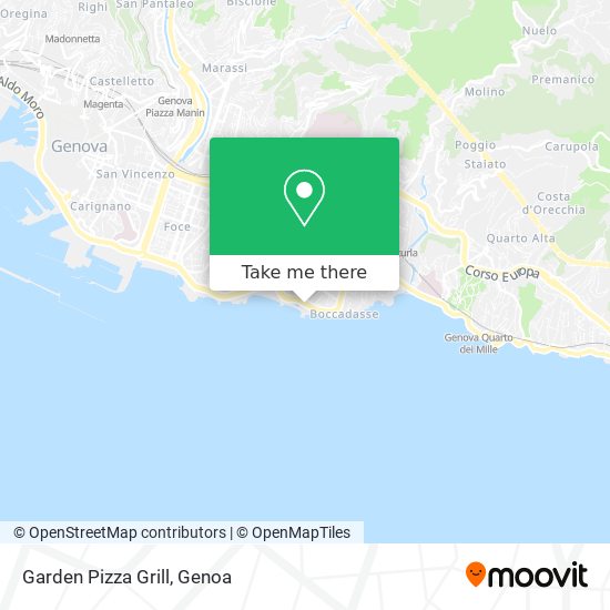Garden Pizza Grill map