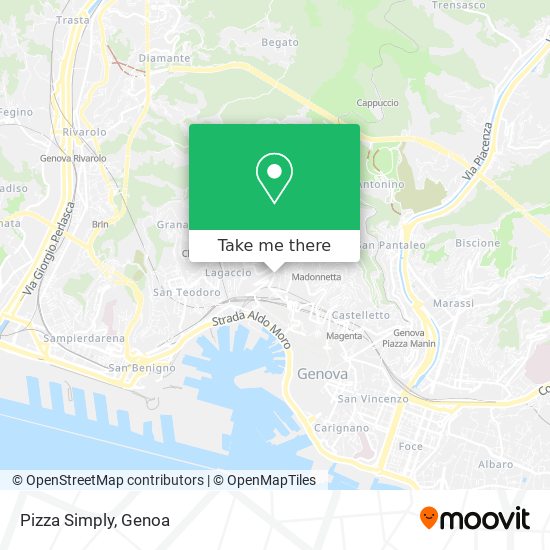Pizza Simply map