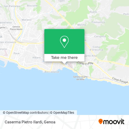 Caserma Pietro Ilardi map